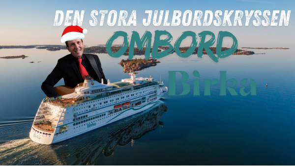 Birka kryssar i skärgården med Per Nyberg i bakrunden